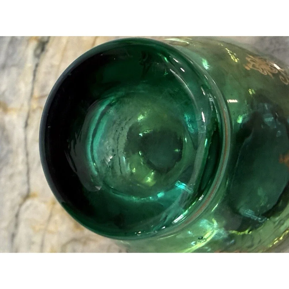 Murano vecchia emerald
